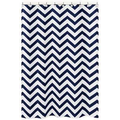 Teal Chevron Shower Curtain Teal Chevron Shower Curtain