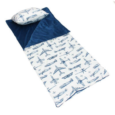 Zoomie Kids Solomon Blueprint Airplane Printed Micromink Children S Zoomie Kids Solomon Blueprint Airplane Printed Micromink Children S Sleeping Bag Reviews Wayfair Ca