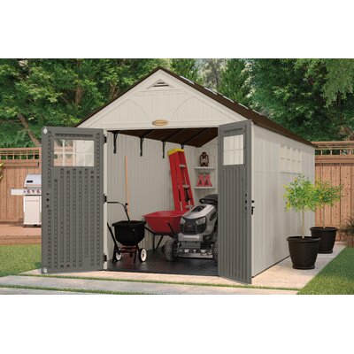 Suncast Tremont 8 Ft. W x 16 Ft. D Resin Storage Shed & Reviews | Wayfair