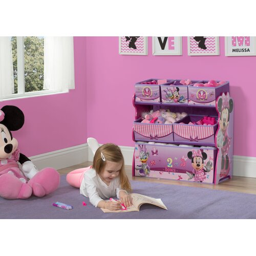 minnie mouse 9 bin toy organizer