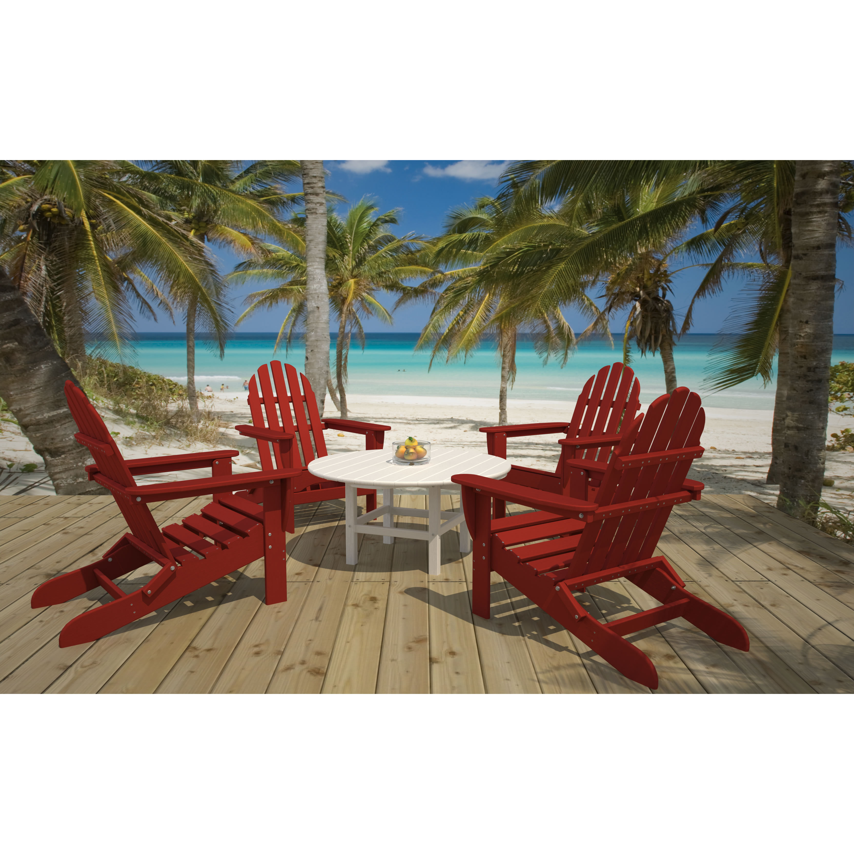 Polywood Round Conversation Table Reviews Wayfair Polywood Reg Round Conversation Table