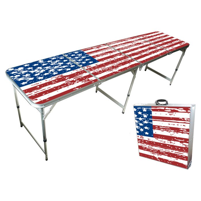 American Flag Beer Pong Tables