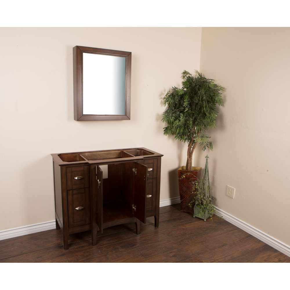 Bellaterra Home 44 Single Bathroom Vanity Base Reviews Wayfair Bellaterra Home 44 Quot Single Bathroom Vanity Base
