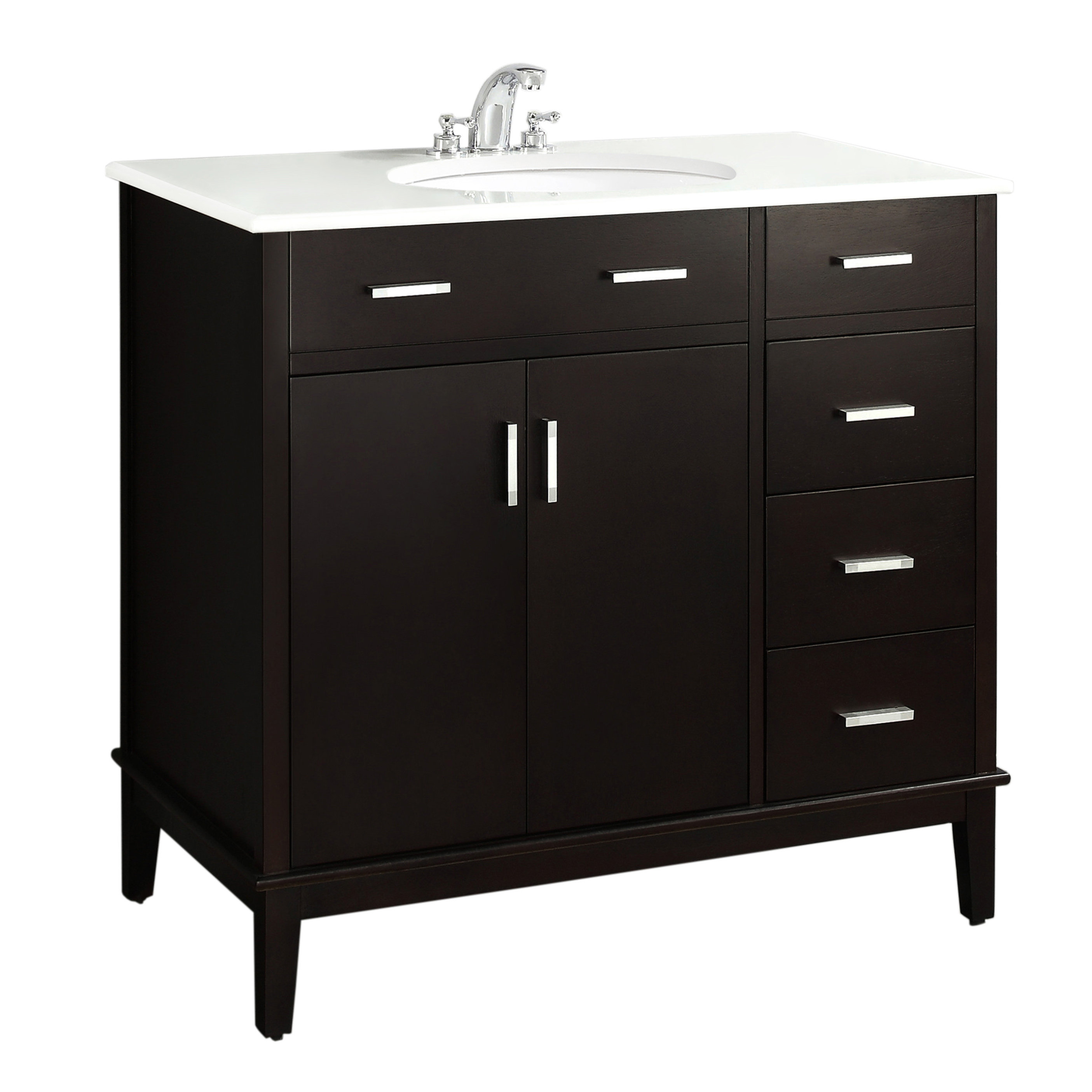 Simpli Home Urban Loft 36 Single Bathroom Vanity Set Reviews Simpli Home Urban Loft 36 Quot Single Bathroom Vanity Set