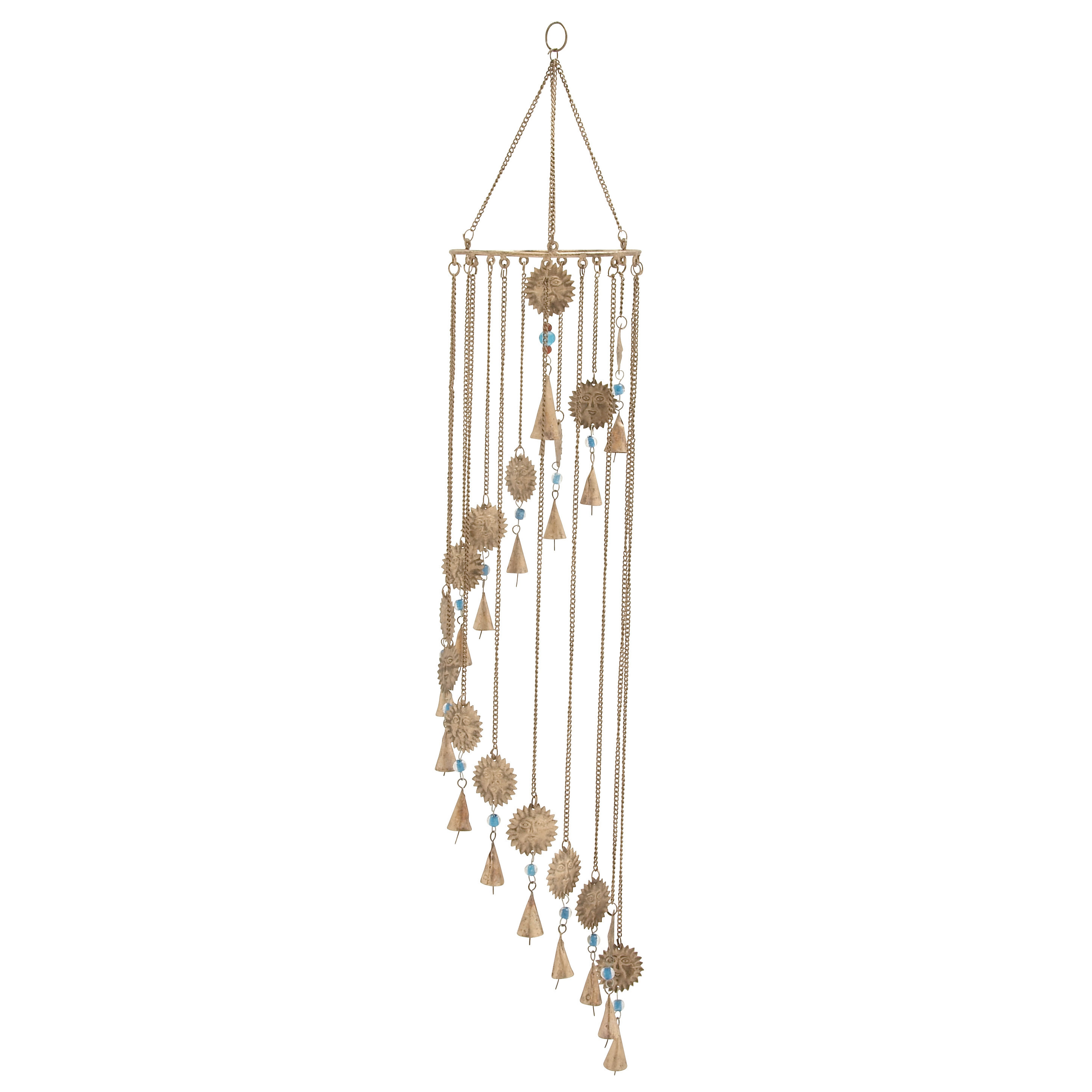 Woodland Imports Sun Wind Chime Reviews Wayfair Woodland Imports Sun Wind Chime