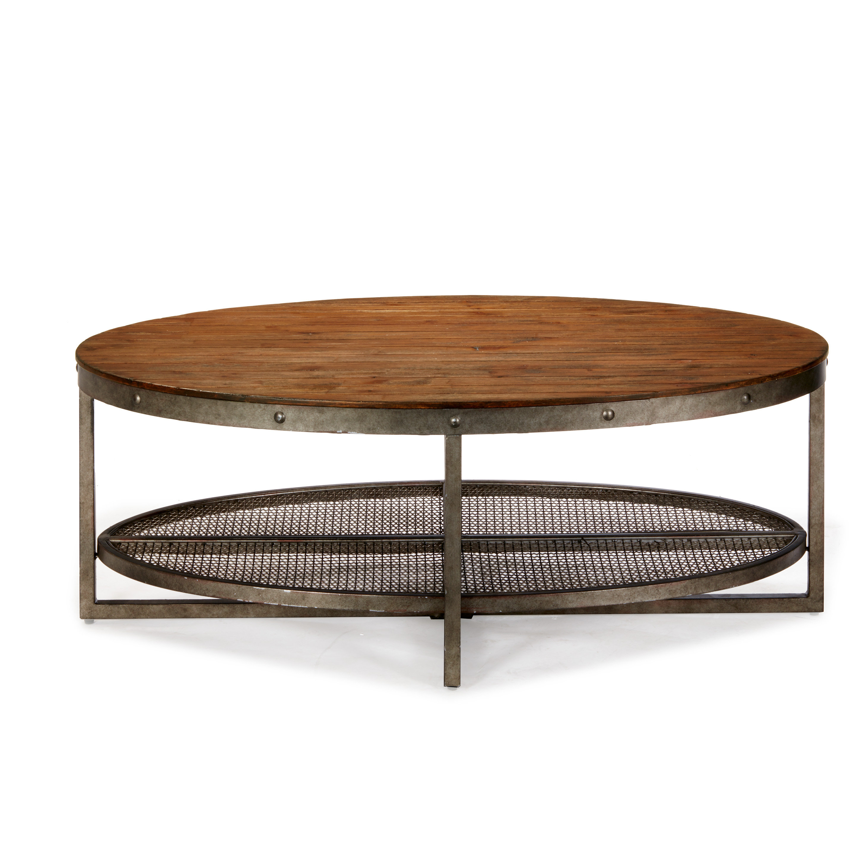 Oval Coffee Tables You Ll Love Wayfair Sheridan Coffee Table With Rack