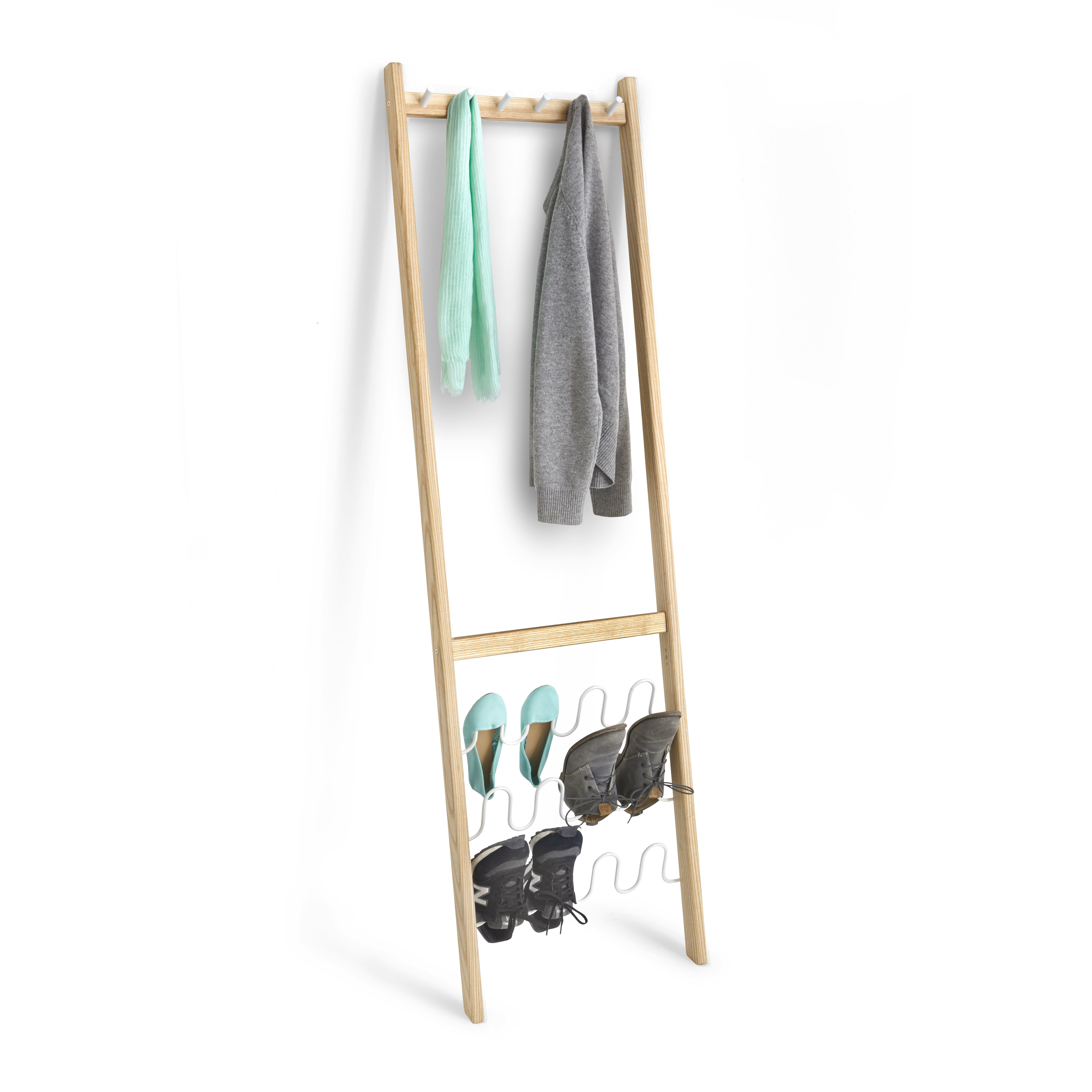 Umbra Flapper Coat Rack White Natural Hinta Enligo Com Modern Coat Racks And Hooks Allmodern Promenade Rack Umbra Flapper