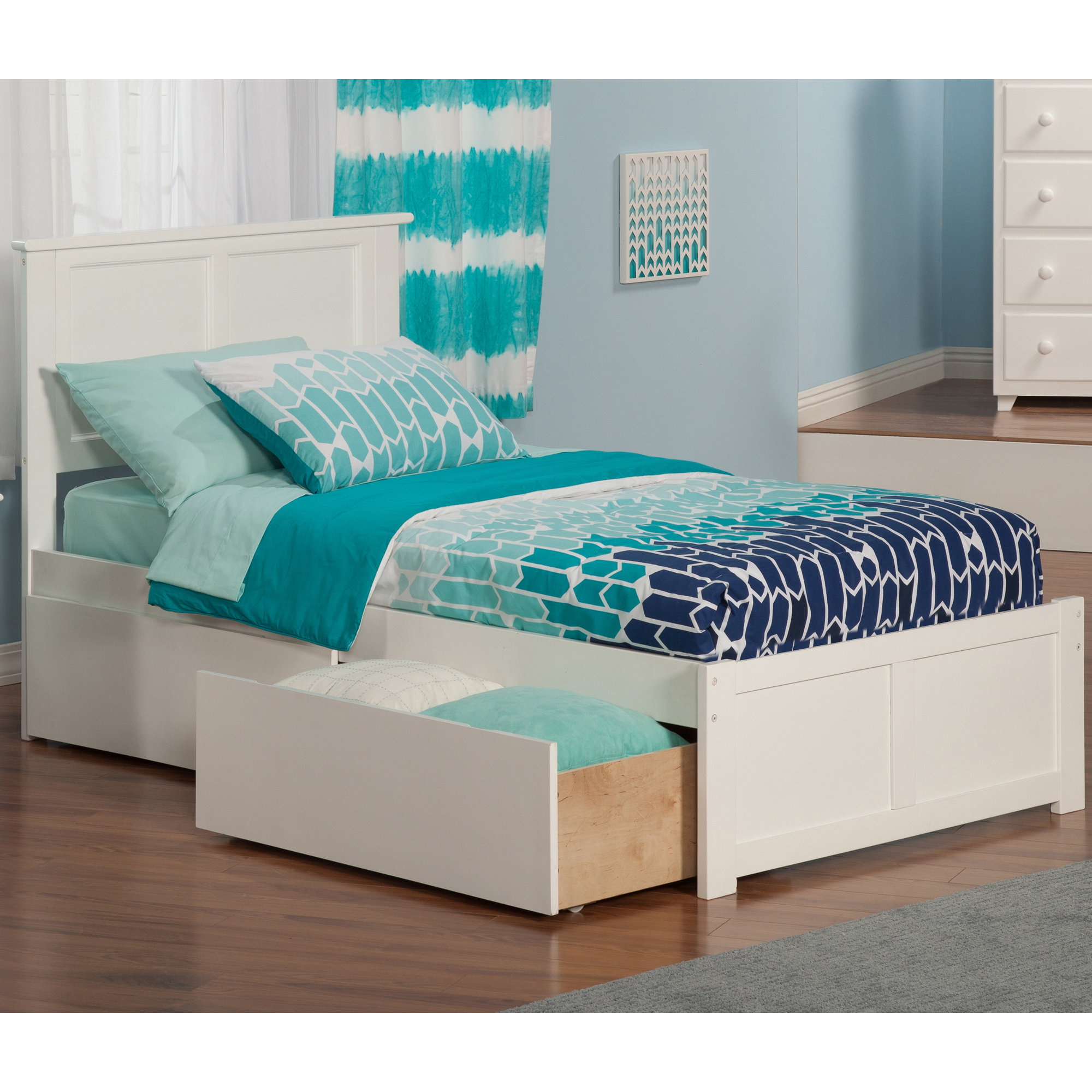 Andover Mills Marjorie Extra Long Twin Platform Bed with Storage & Reviews Wayfair.ca