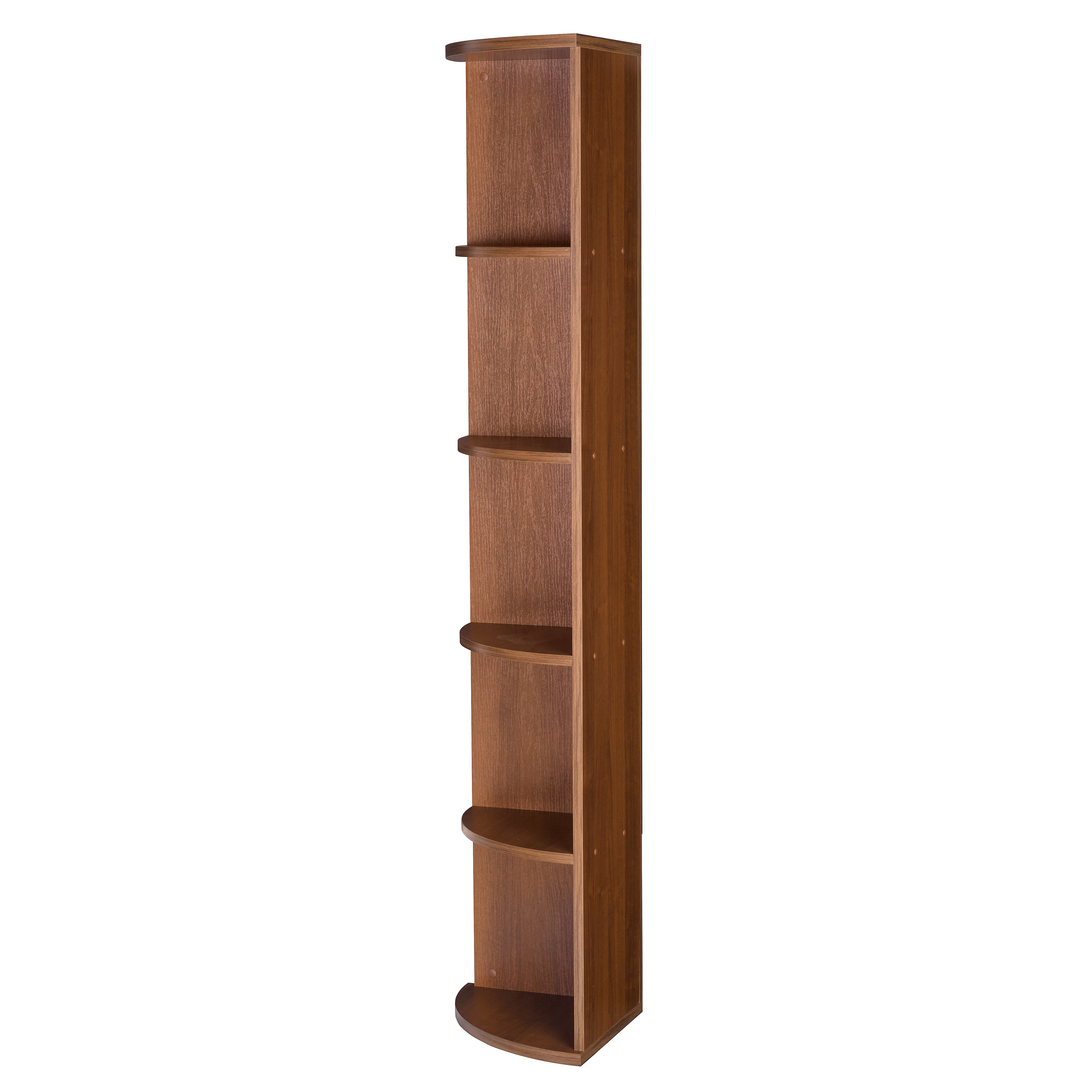 Unique Tall Corner Bookcase for Simple Design