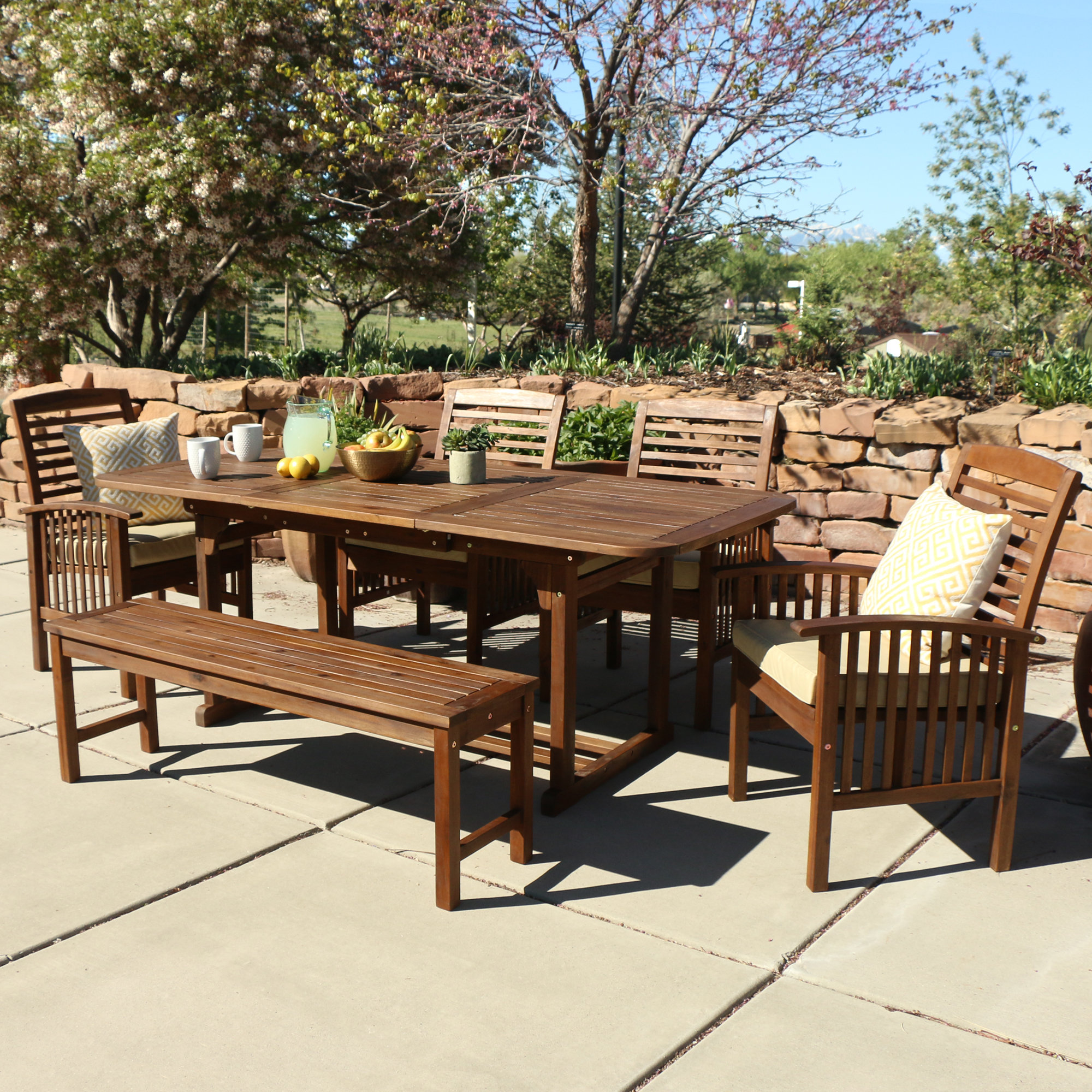 Wood Patio Furniture You Ll Love Wayfair