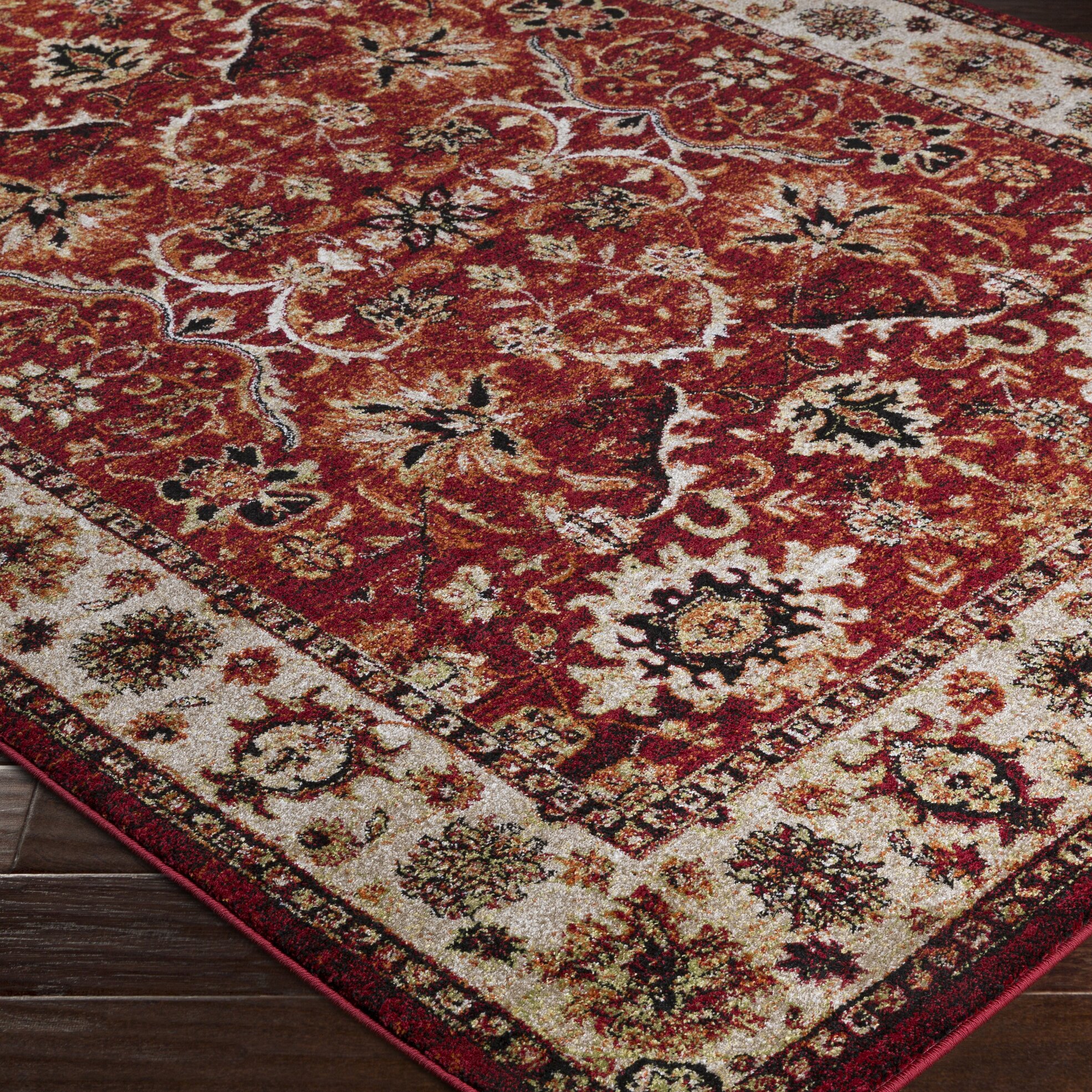 Mira Red Brown Area Rug & Reviews