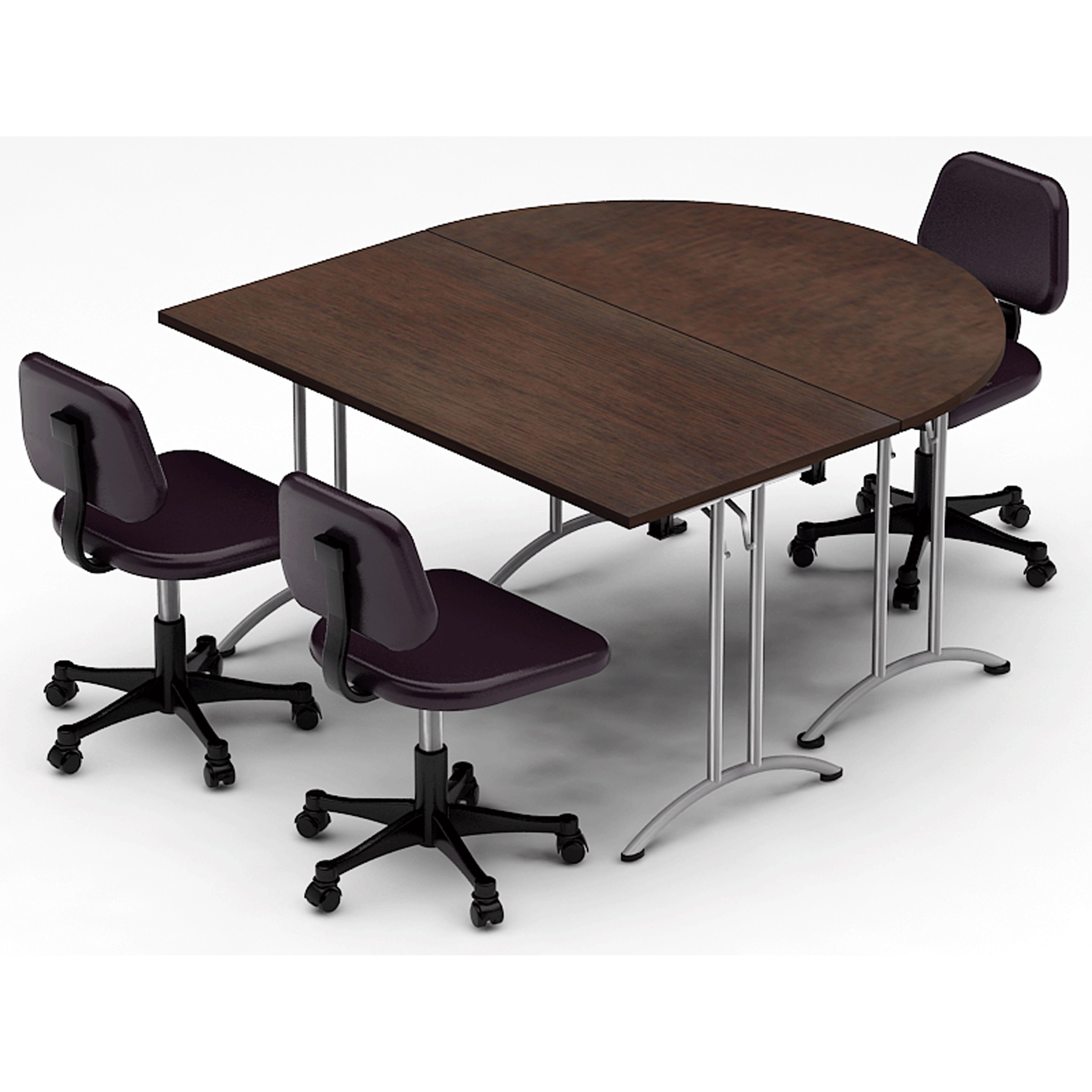 Team Tables Meeting Seminar 2 Piece Combo 5 Half Round Conference Team Tables Meeting Seminar 2 Piece Combo 5 Rsquo Half Round Conference Table