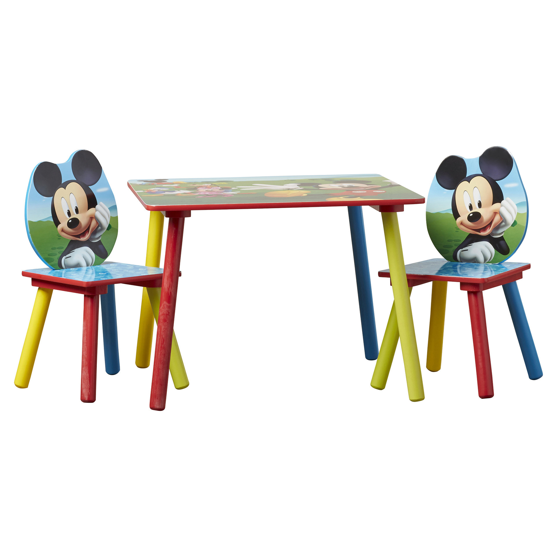 Kids Table And Chairs You Ll Love Wayfair Mickey Mouse Kids 3 Piece Table And Chair Set