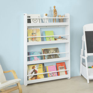childrens bookcase wall mounted