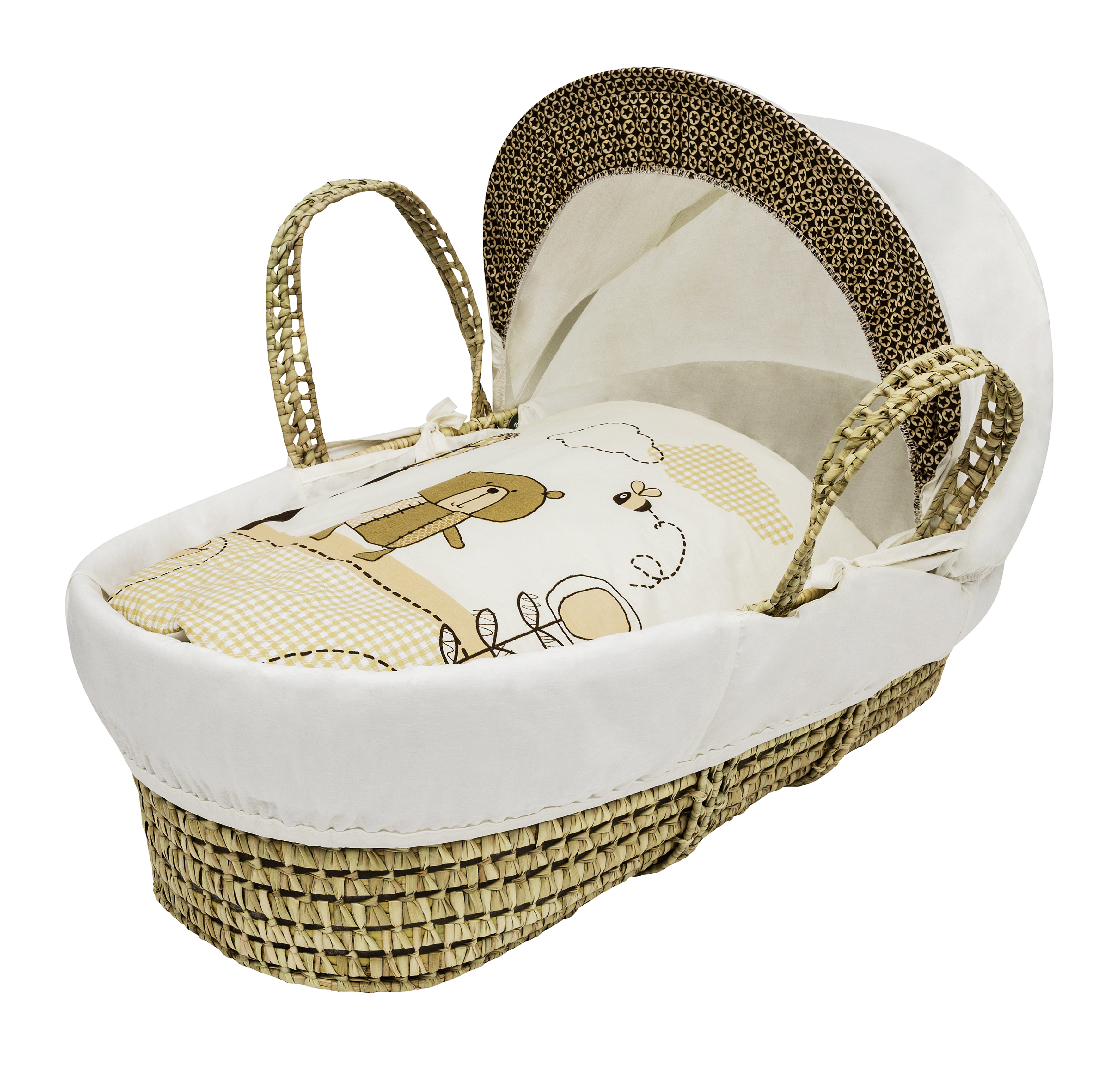 moses basket bumper set