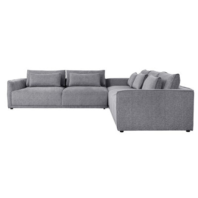 Remillard 134" Wide Reversible Modular Corner Sectional by Joss and Main