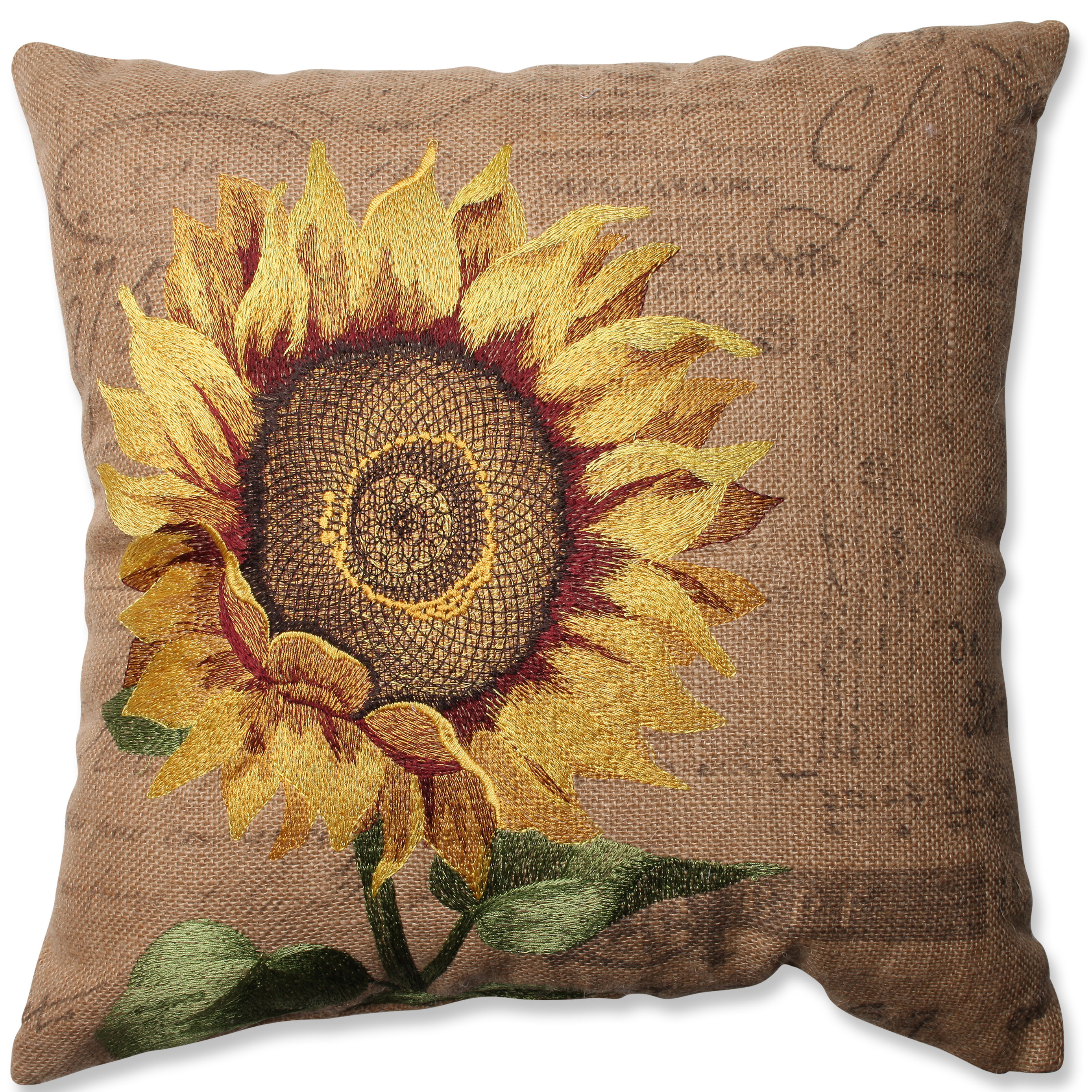 jute throw pillow