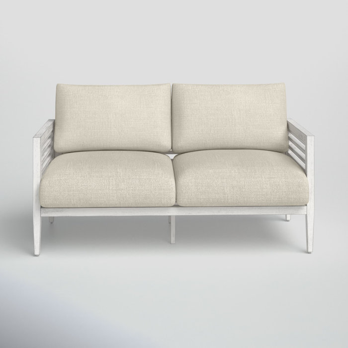Joss and Main Julian Patio Loveseat with Cushions