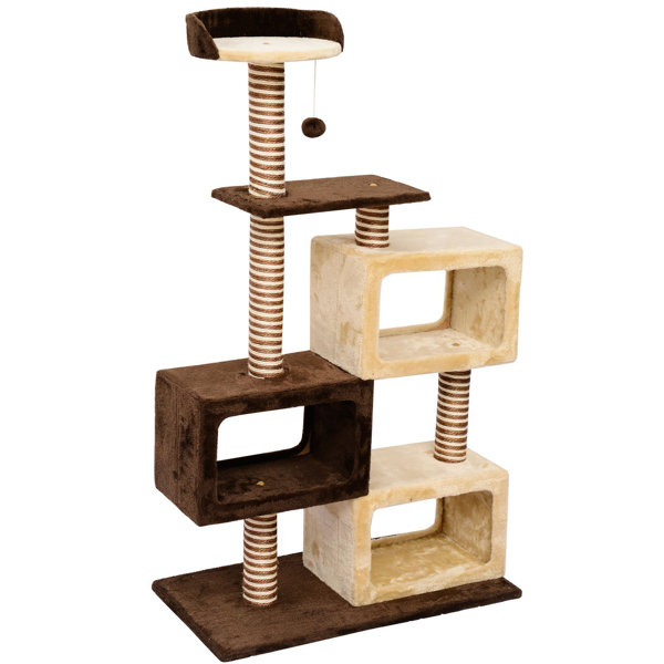 cat climbing post