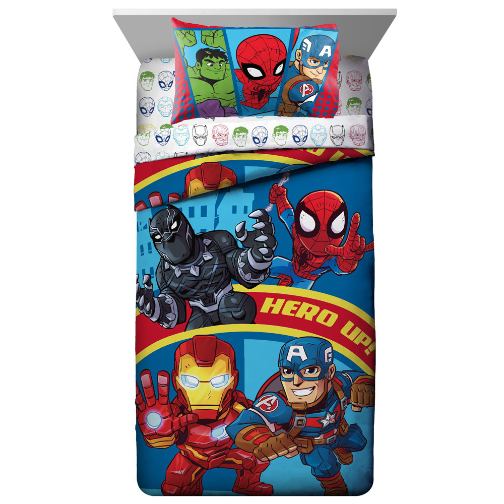 superhero crib set