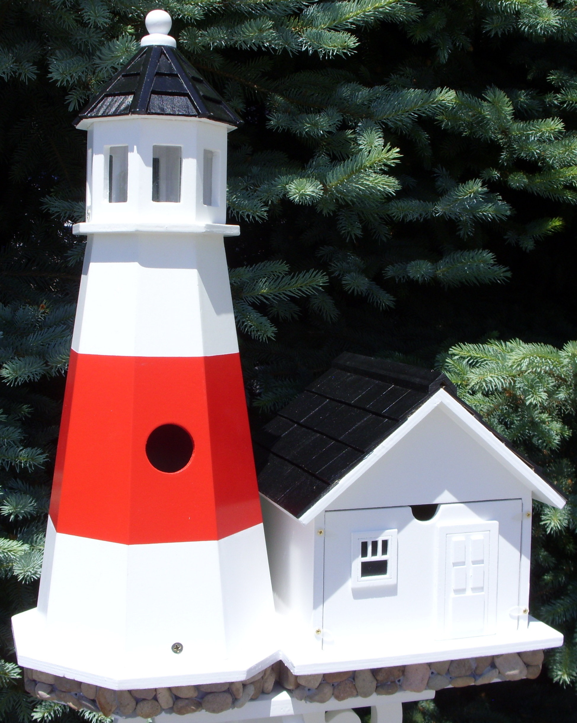 Lighthouse Quilt Guild Christmas Bazaar 2022 Home Bazaar Historic Reproductions Montauk Point Lighthouse 19.5 In X 15 In  X 8 In Birdhouse & Reviews | Wayfair