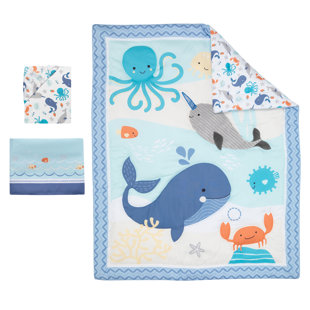 sea turtle crib bedding