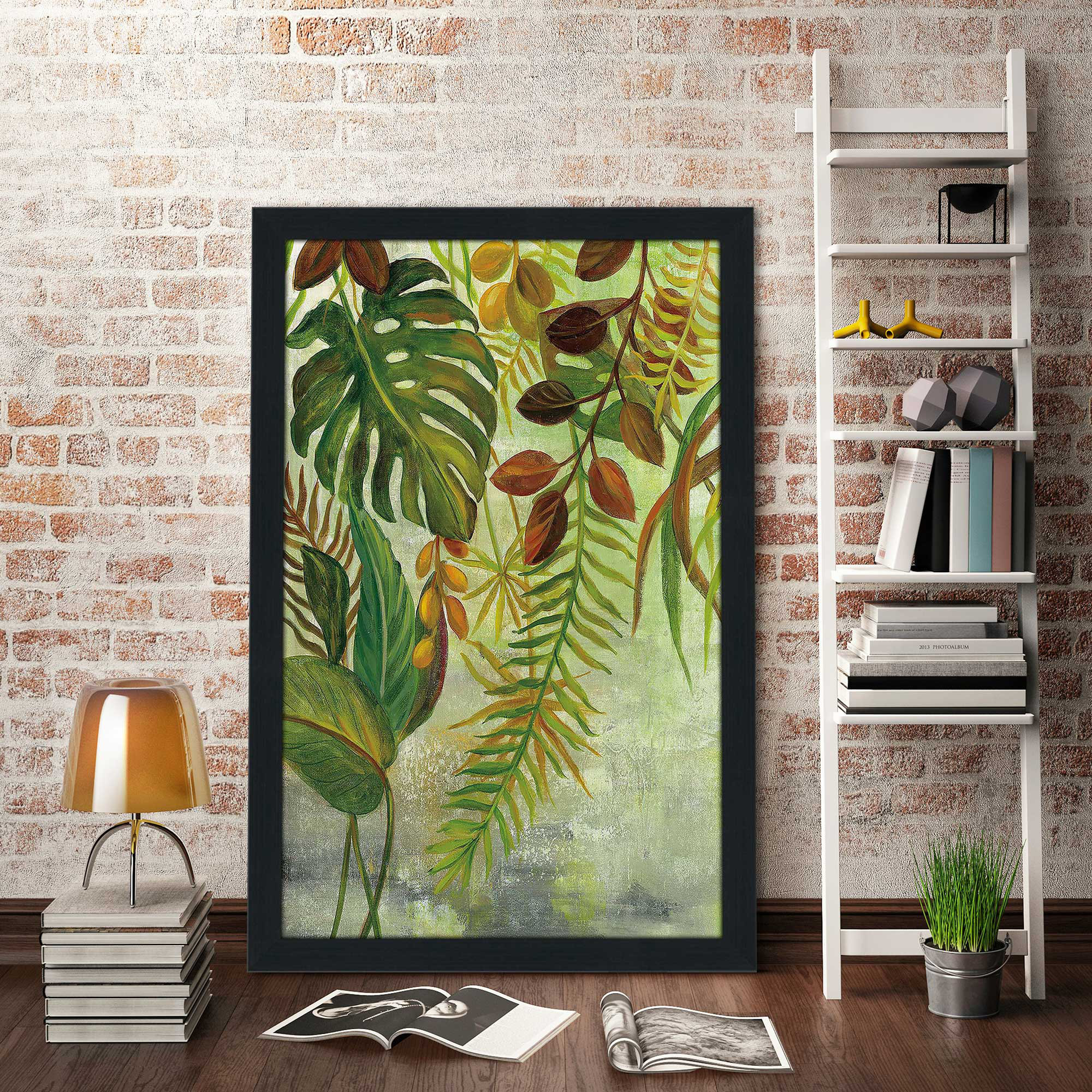 24 x 30 Tropical Greenery II Poster Print by Silvia Vassileva 