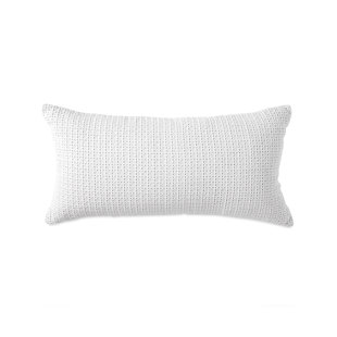 white eyelet throw pillows