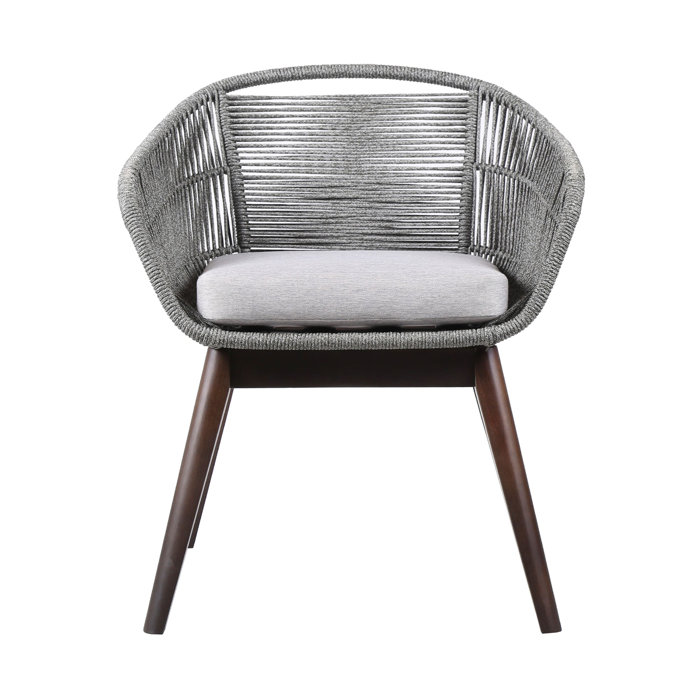 Joss and Main Kristian Patio Dining Armchair with Cushion
