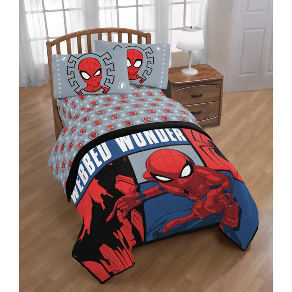 spiderman queen size comforter