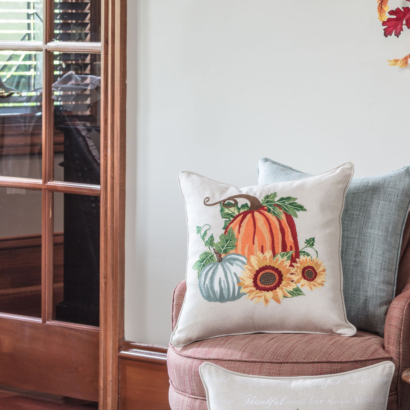 harvest throw pillows