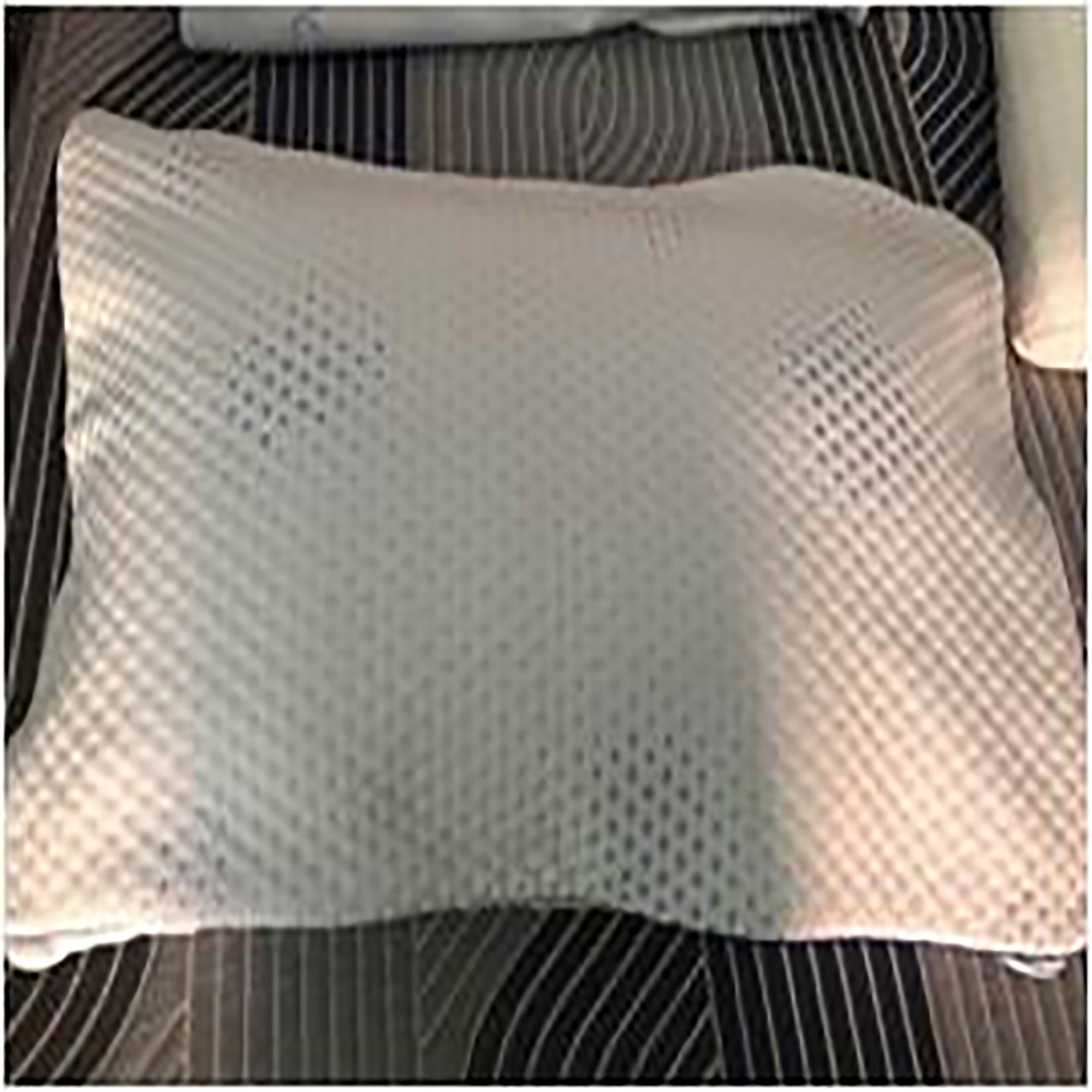 chopped memory foam pillow