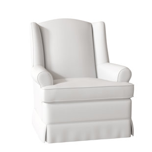 white swivel glider