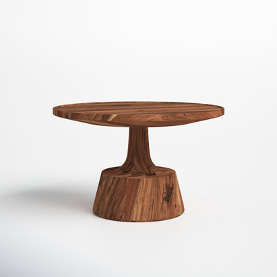 Seaton Solid Wood Drum Coffee Table by Joss and Main