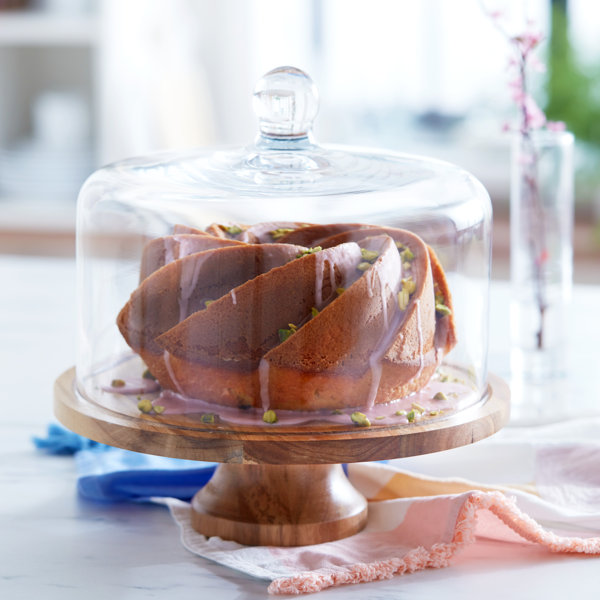 Culinary Concepts Antiqued Glass Medium Cake Dome 