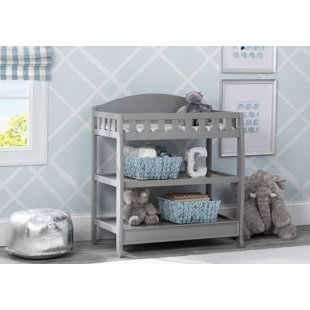 gray baby changing table