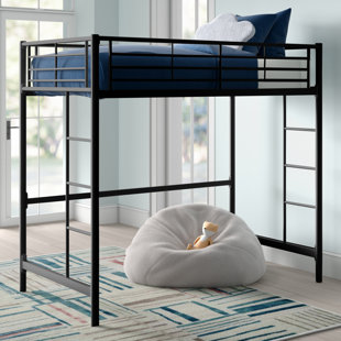 queen size bunk bed loft