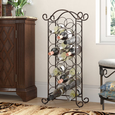 Newenton 20 Bottle Floor Wine Bottle Rack