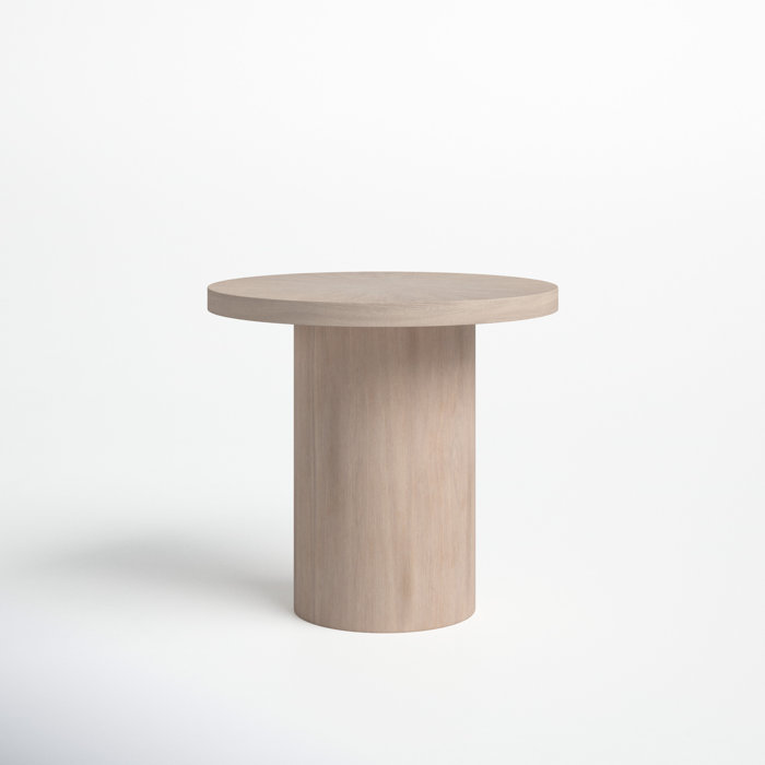 Joss and Main Keva Solid Wood Block End Table