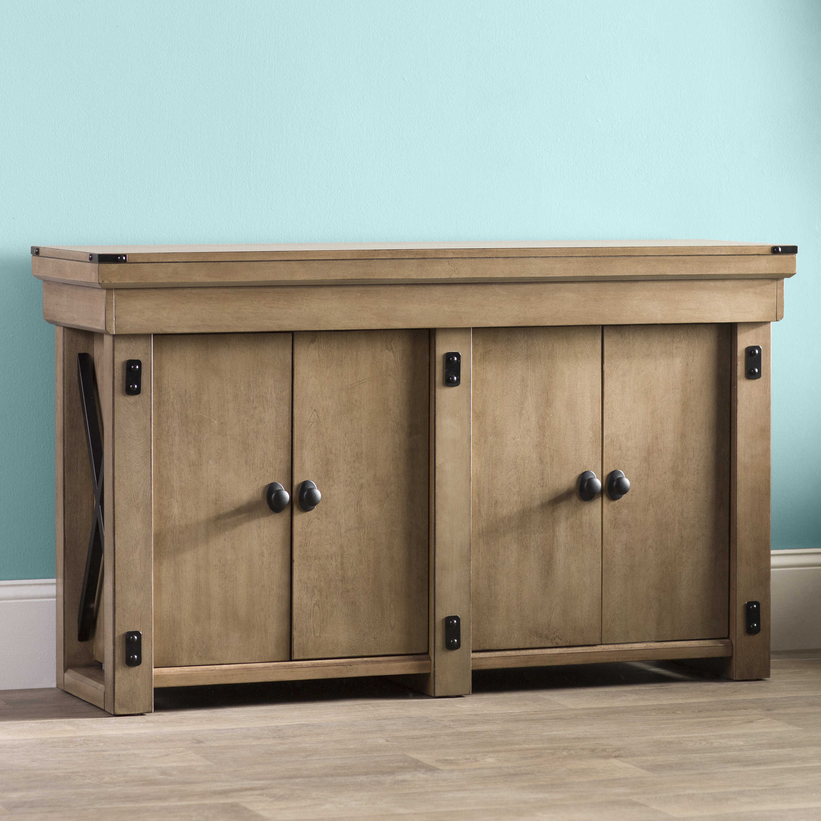 rustic aquarium stand