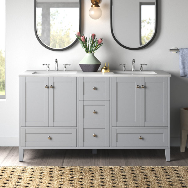 62 Inch Double Vanity | Wayfair