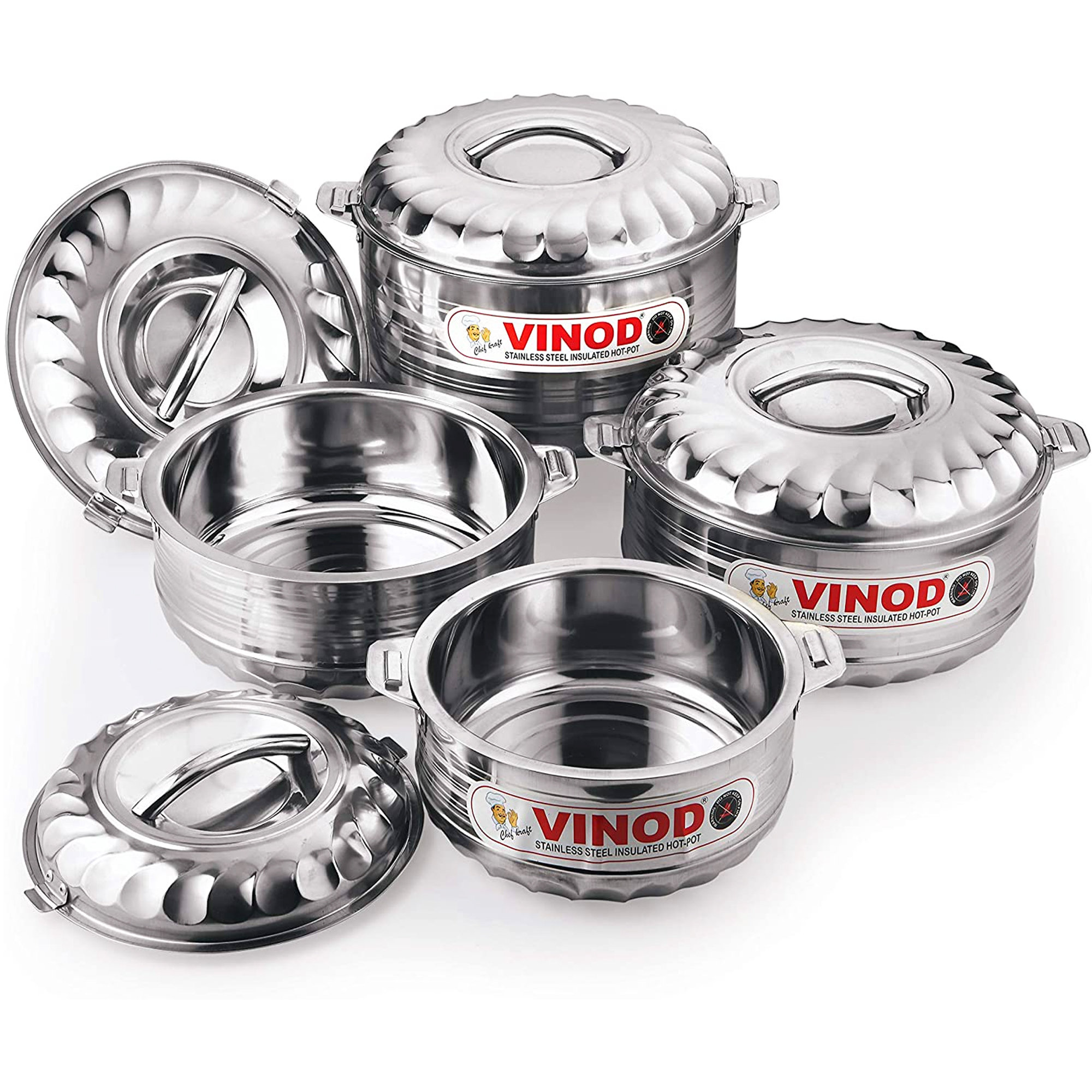 steel casserole set