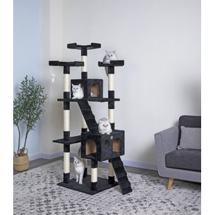 modern folding cat tree